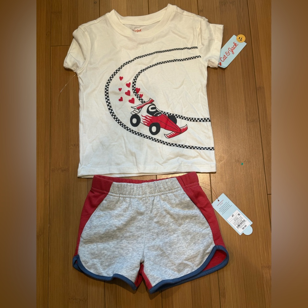 Cat &‎ Jack Red and Blue Kids' Outfit